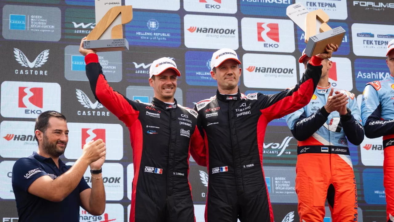Sebastien Ogier termine deuxième du rallye de l’Acropole Sebastien Ogier termine deuxième du rallye de l’Acropole