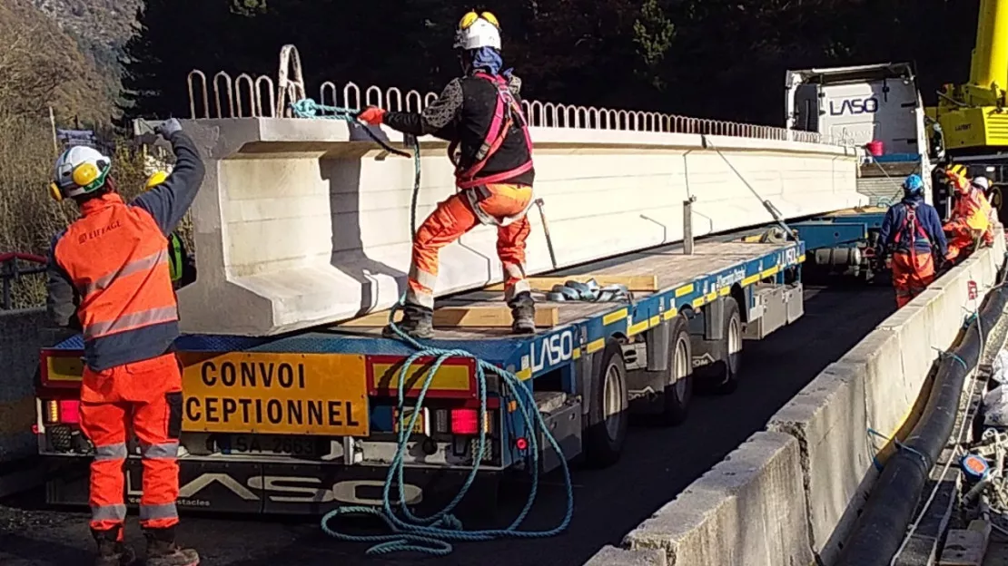 Avancée des travaux sur le Pont de Pierre (RD 1075)