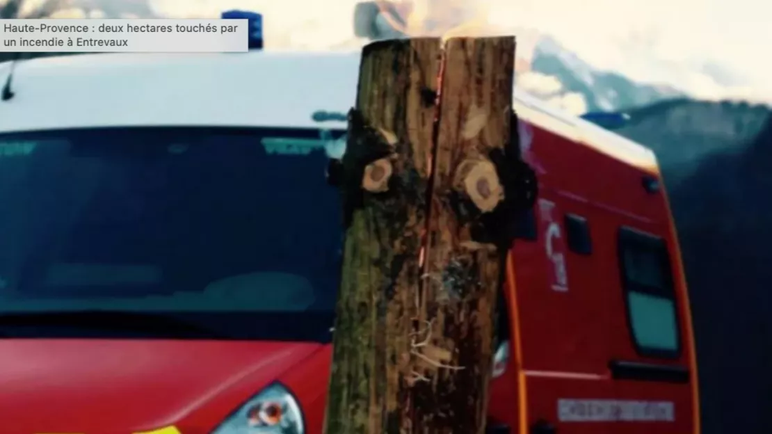 Hautes-Alpes : départ de feu à Barcillonnette