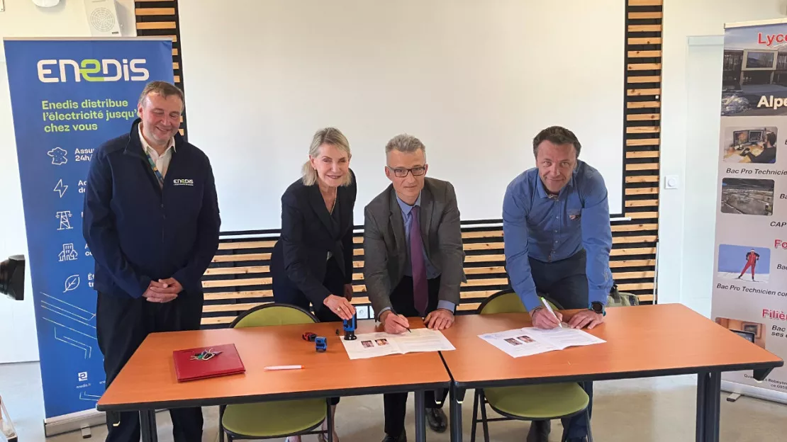 Hautes-Alpes : Enedis se rapproche du Lycée Professionnel Alpes et Durance d’Embrun