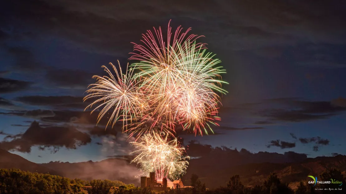 Hautes-Alpes : le feu d’artifice de Tallard sera bien tiré ce samedi