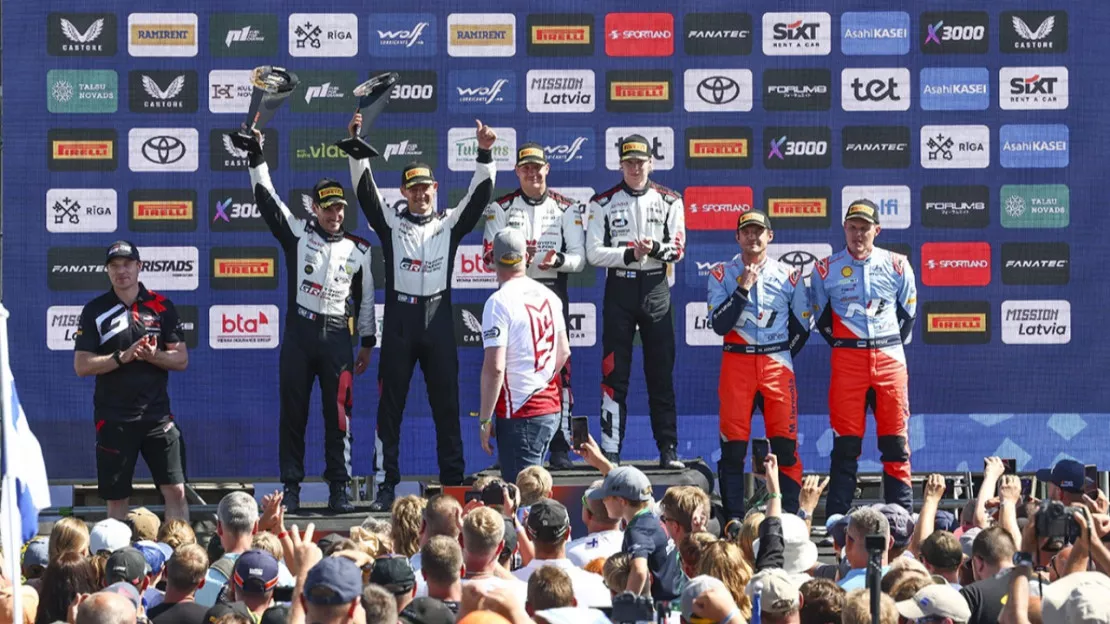 Hautes-Alpes : le Gapençais Sébastien Ogier sur le podium du rallye de Lettonie