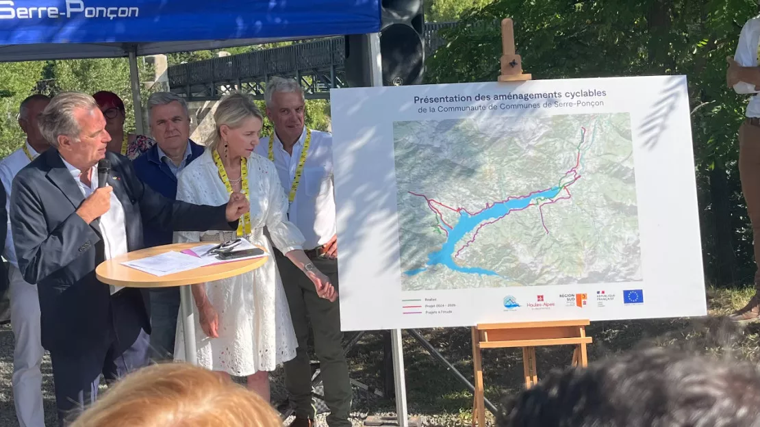 Hautes-Alpes : le plan vélo avance autour du lac de Serre-Ponçon