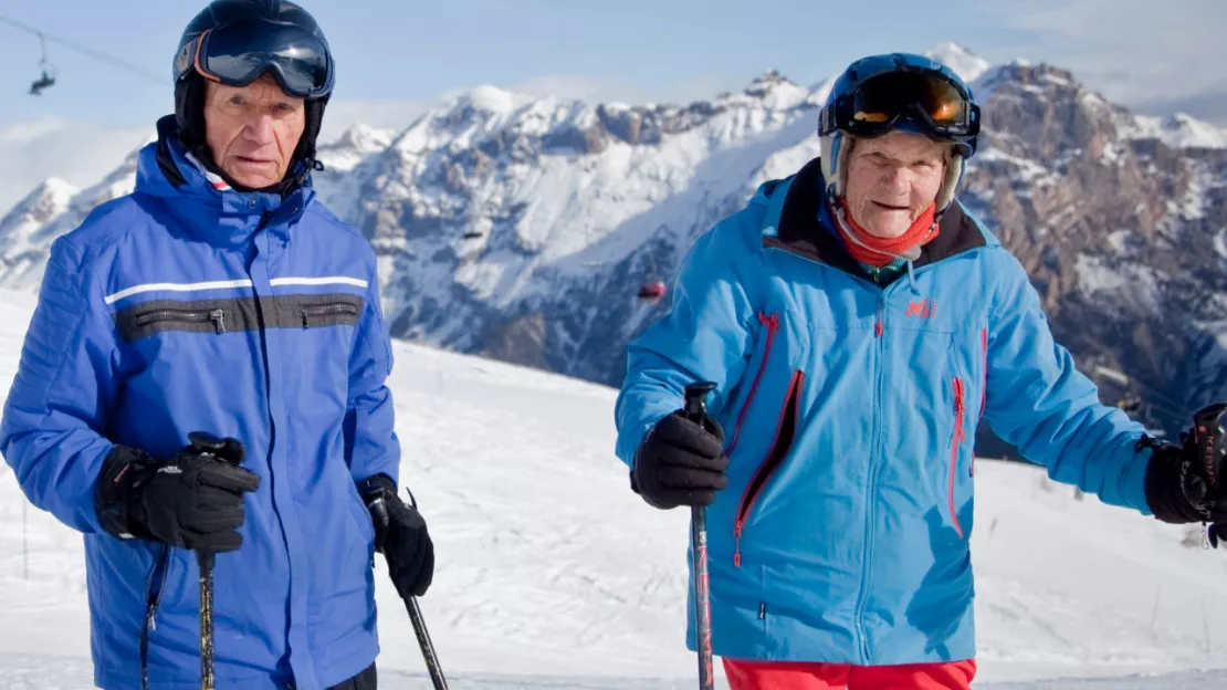 Hautes-Alpes : le ski, un loisir qui ne compte pas les années pour Lisette et Gérard
