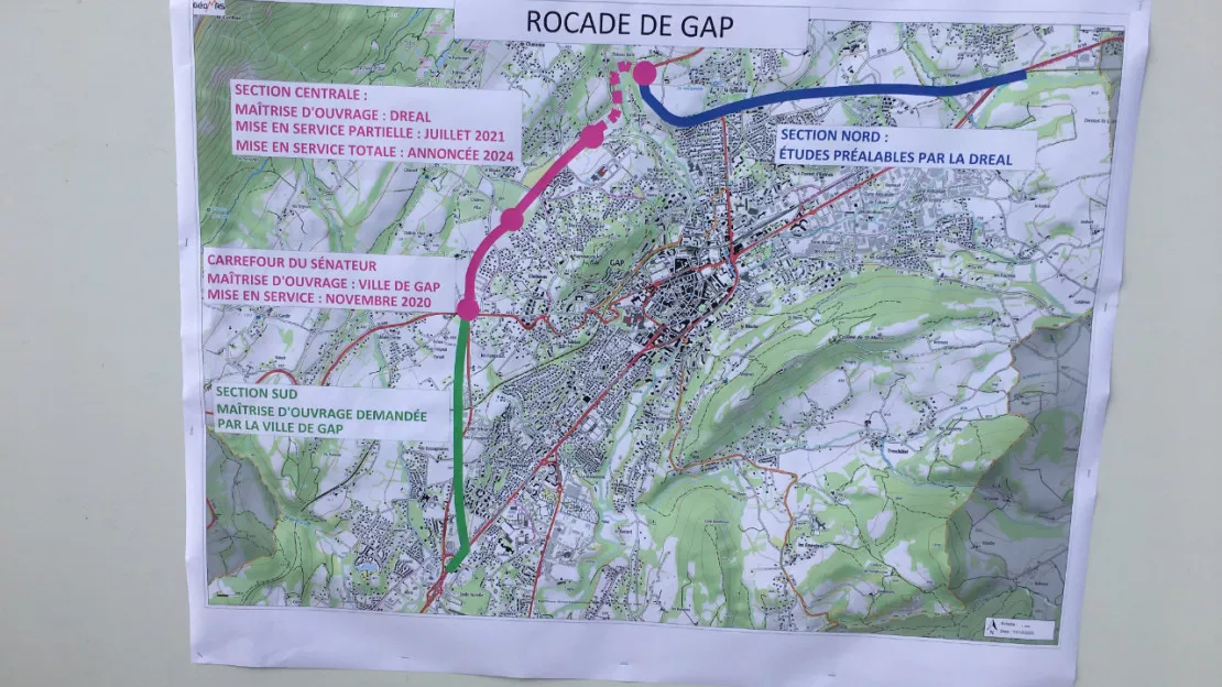 Hautes-Alpes : les travaux ont repris sur la rocade de Gap