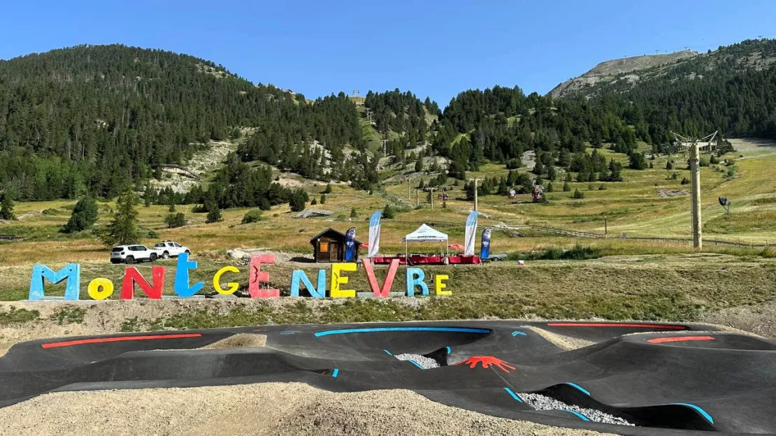 Hautes-Alpes : Montgenèvre peut être fier de son nouveau pumptrack