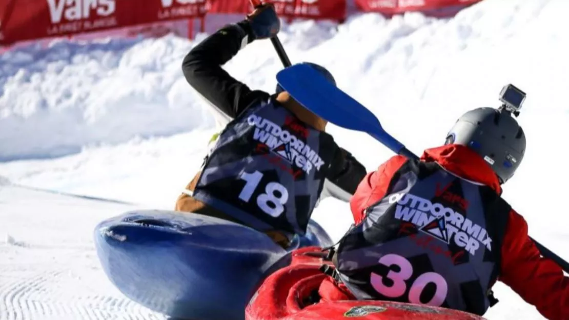 La course de kayak sur neige : l'évènement attendu à Vars ce week-end