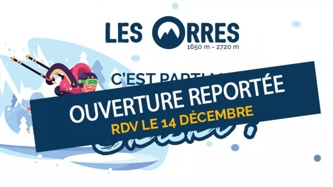 La station des Orres reporte l’ouverture de son domaine skiable