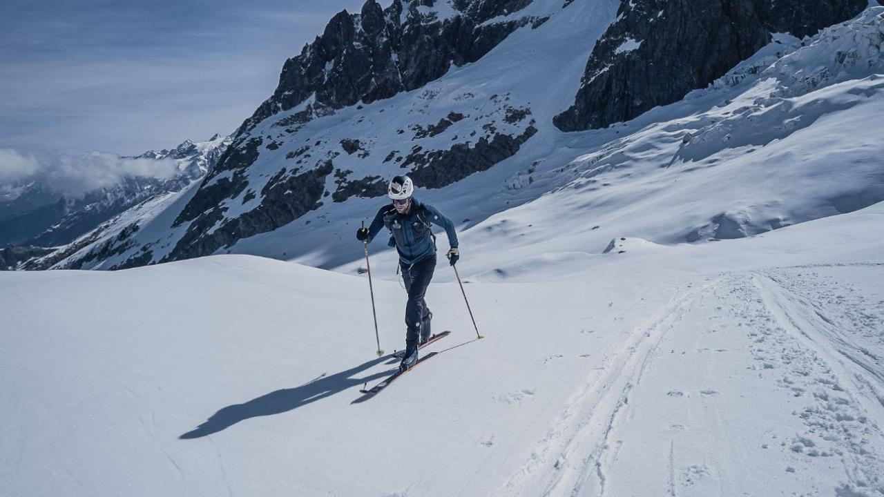Au Mont-Blanc, le Haut-Alpin Benjamin V&eacute;drines a battu un record de Kilian Jornet