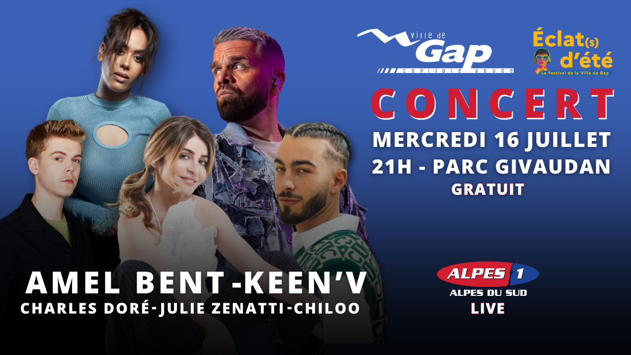 Cet &eacute;t&eacute;, Gap devient la capitale de la musique le temps d&rsquo;une soir&eacute;e exceptionnelle !