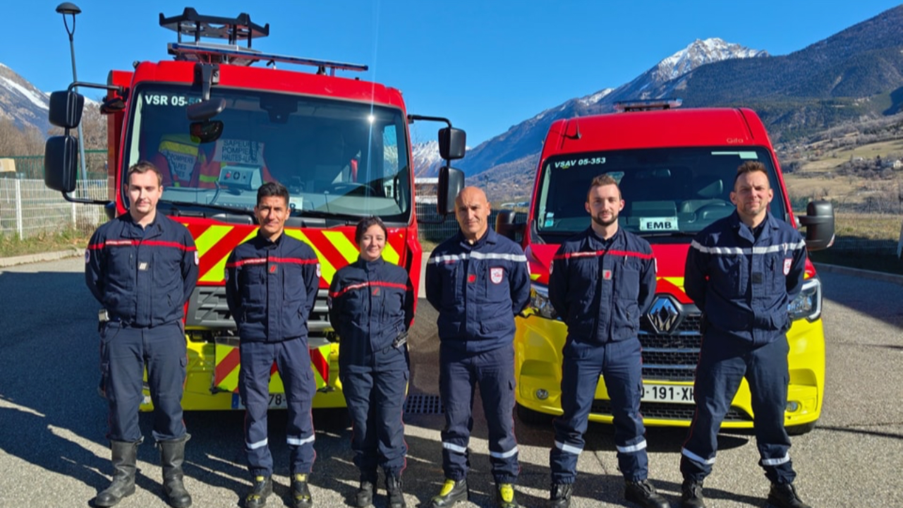 Chass&eacute; crois&eacute; sur les routes des Hautes Alpes