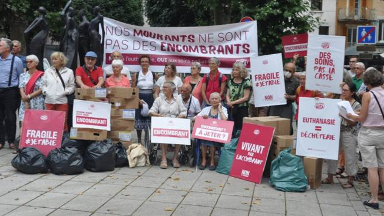 Fin de vie : Alliance VITA mobilis&eacute;e &agrave; Gap contre la l&eacute;galisation de l&rsquo;euthanasie et du suicide assist&eacute;