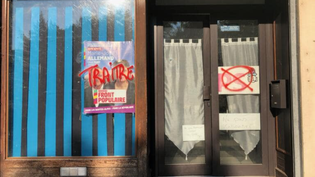 Hautes-Alpes : le local du parti Socialiste &agrave; Gap vandalis&eacute;