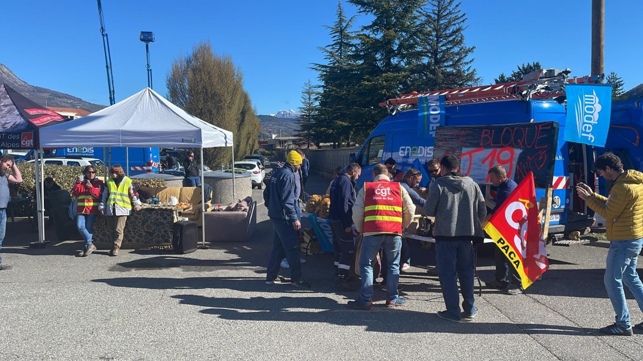 Hautes-Alpes : les salariés d’Enedis lèvent leur piquet de grève à Gap