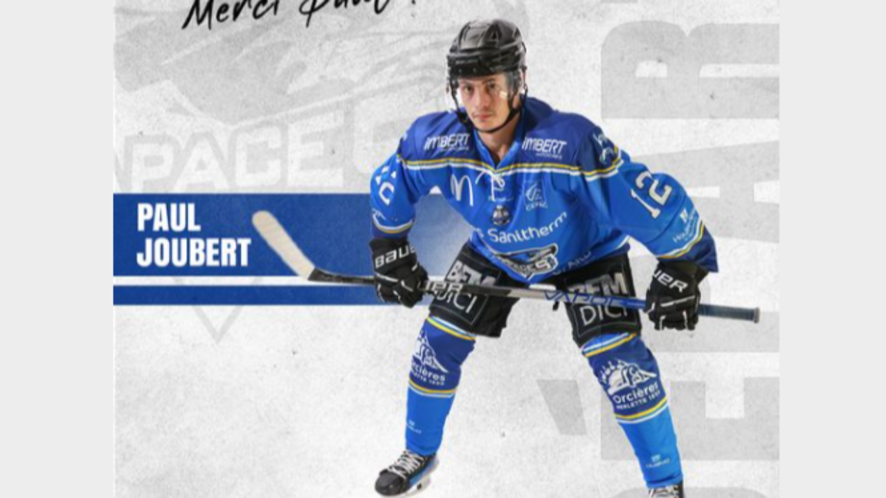 Hautes-Alpes : Paul Joubert quitte l'équipe des Rapaces de Gap Hautes-Alpes : Paul Joubert quitte l'équipe des Rapaces de Gap