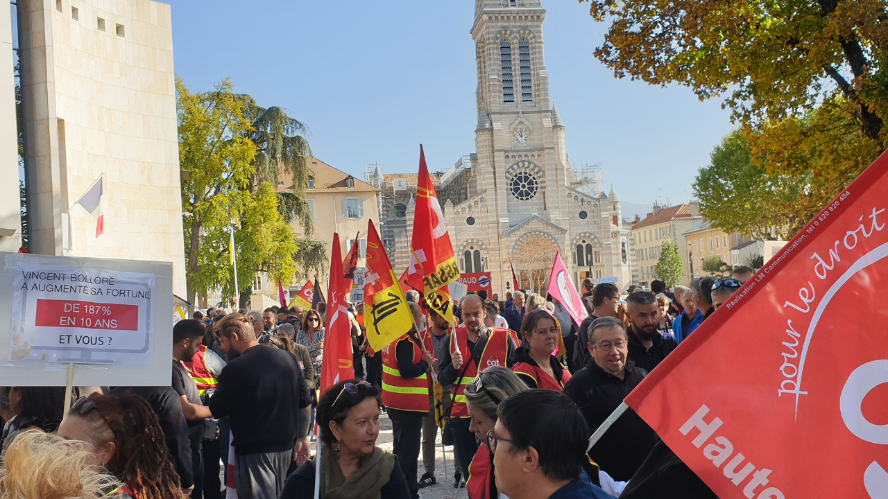 Hautes-Alpes : une mobilisation à Gap contre la réforme des retraites