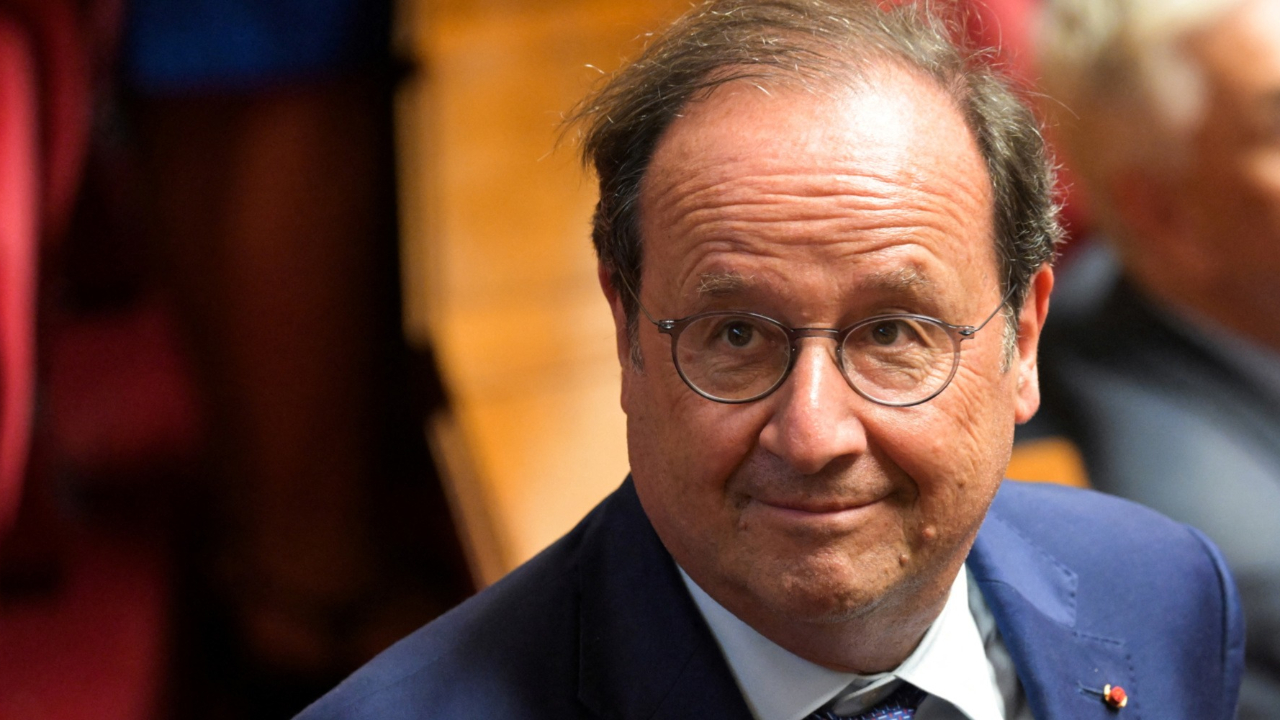 L&rsquo;ancien Pr&eacute;sident de la R&eacute;publique Fran&ccedil;ois Hollande &agrave; La B&acirc;tie-Neuve ce lundi