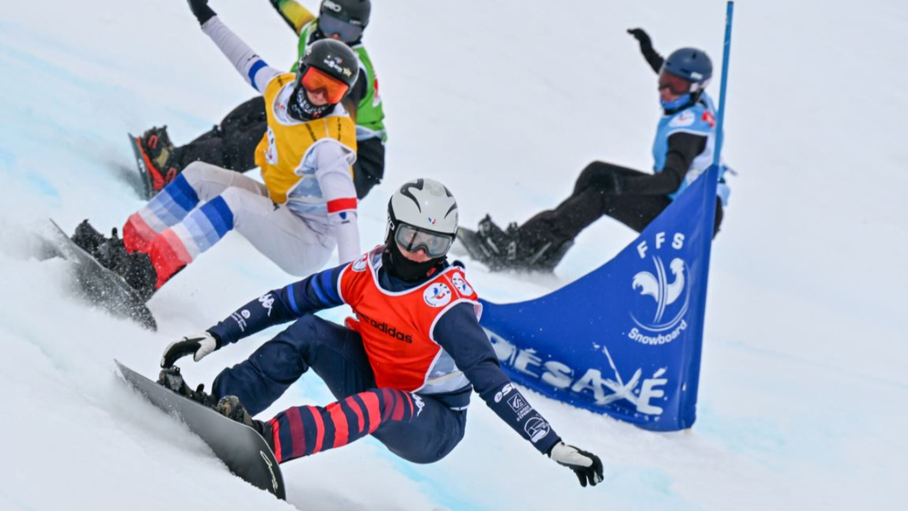 La finale de la Coupe d&rsquo;Europe de snowboard cross s&rsquo;installe &agrave; Orci&egrave;res