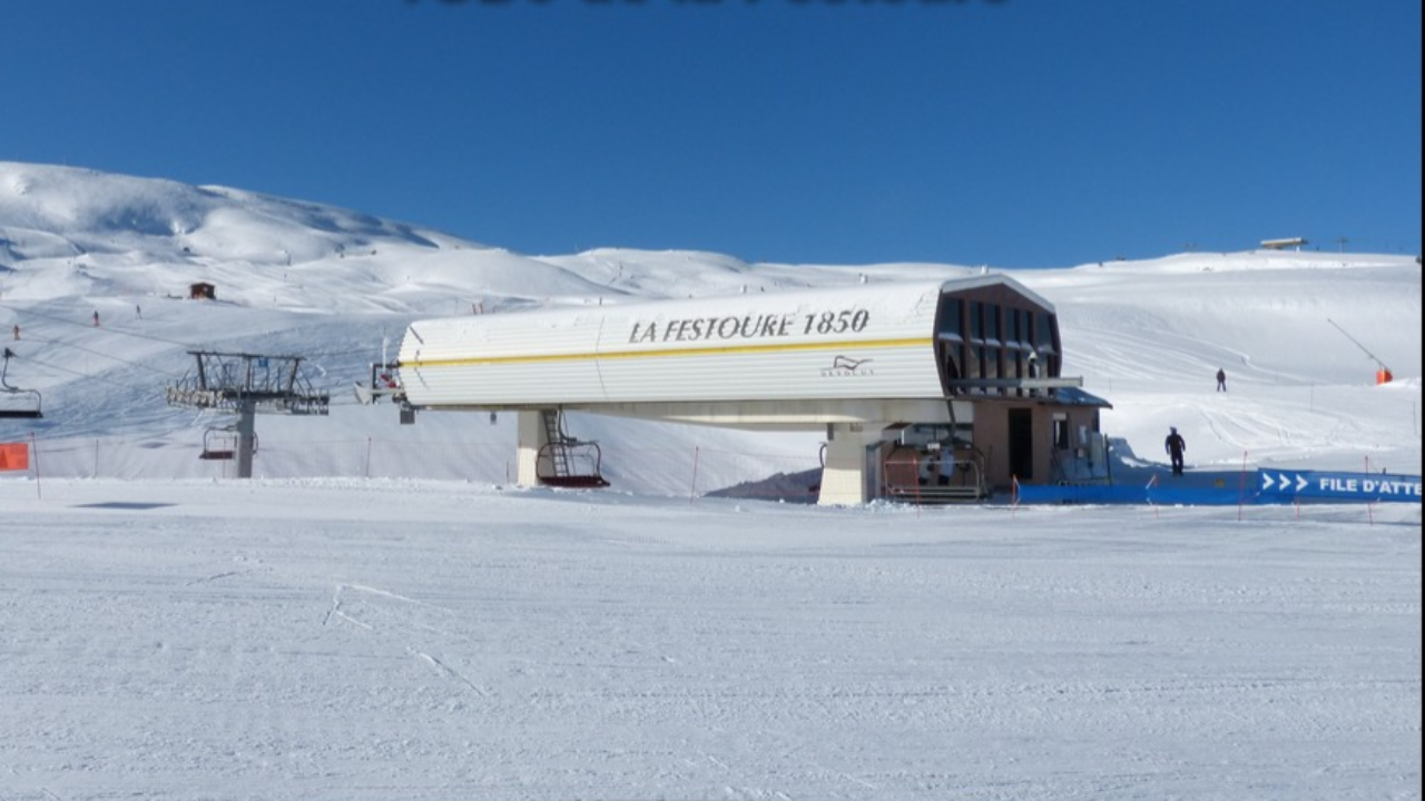 Le télésiège de la Festoure dans le Dévoluy a repris du service Le télésiège de la Festoure dans le Dévoluy a repris du service