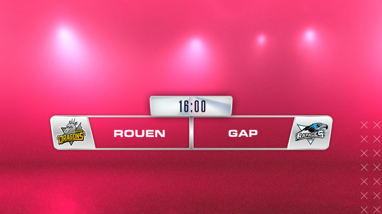 Les Dragons de Rouen de retour face aux Rapaces de Gap ce dimanche !