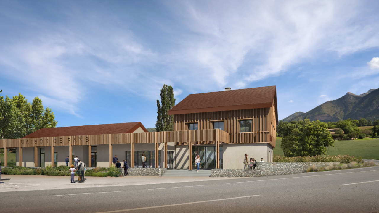 Les travaux de la Maison de Pays à Montgardin ont débuté Les travaux de la Maison de Pays à Montgardin ont débuté