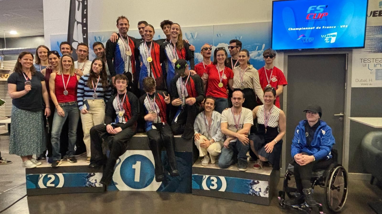 M&eacute;daille d&rsquo;or pour un haut-alpin lors du Championnat de France de Vol Relatif &agrave; 8 en soufflerie
