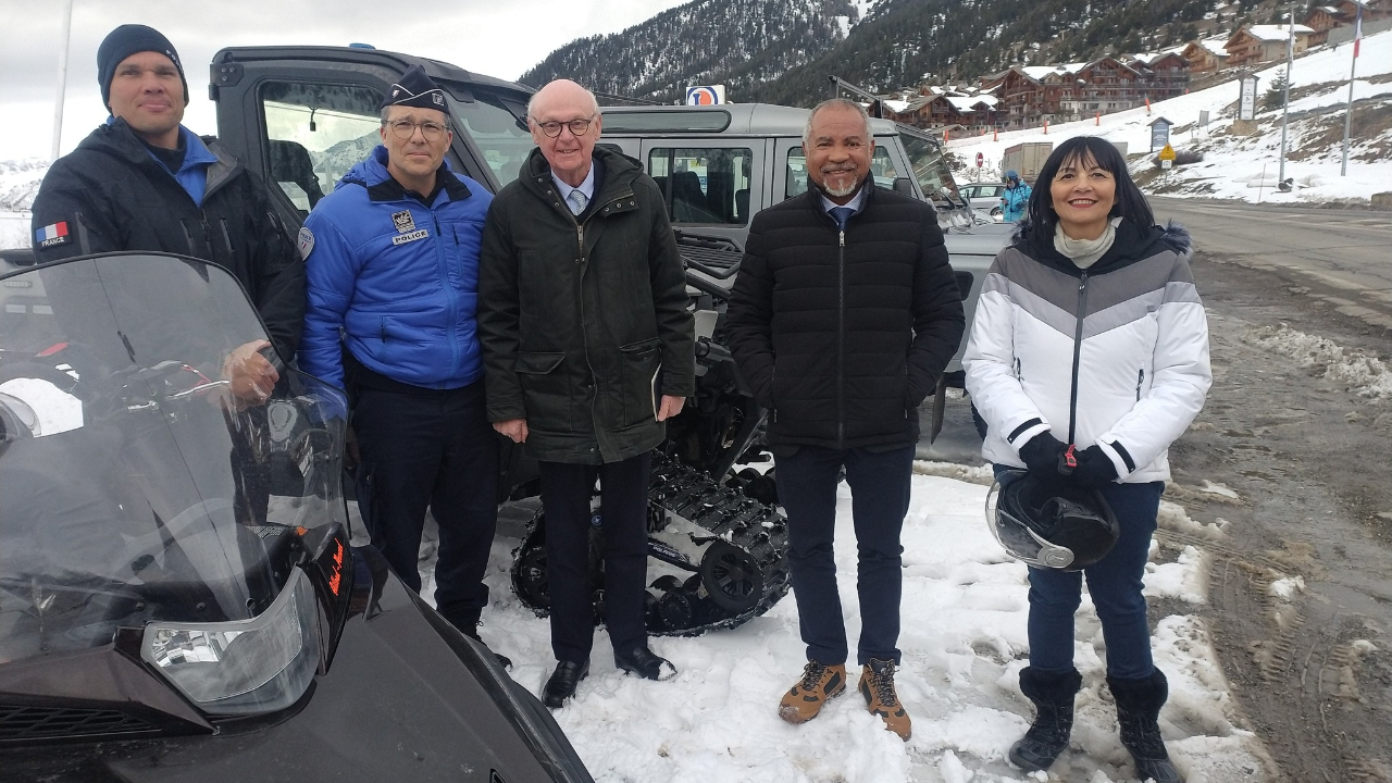 Patrick Stefanini, représentant spécial du ministre de l’Intérieur, en visite à Montgenèvre Patrick Stefanini, représentant spécial du ministre de l’Intérieur, en visite à Montgenèvre