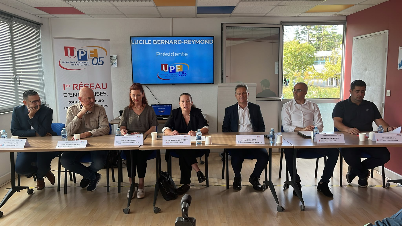 "Plus de 60 % des chefs d'entreprise ne souhaitent pas que leurs enfants le deviennent" : le cri d'alarme de l'UPE 05