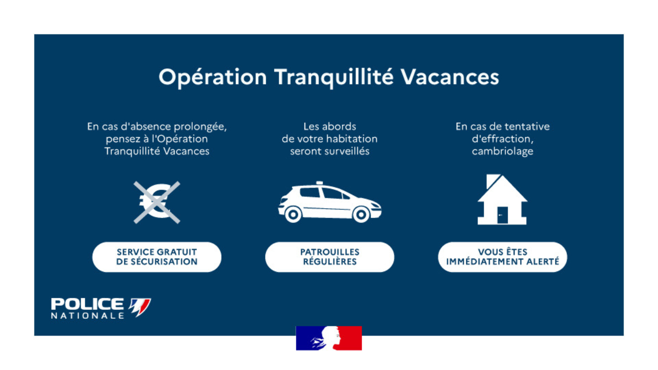 Pour dissuader les cambrioleurs, l&rsquo;Op&eacute;ration Tranquillit&eacute; Vacances