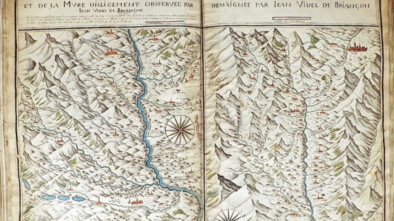 Un atlas, oeuvre d'un Briançonnais, acquis lors d'une vente aux enchères par le Département Un atlas, oeuvre d'un Briançonnais, acquis lors d'une vente aux enchères par le Département