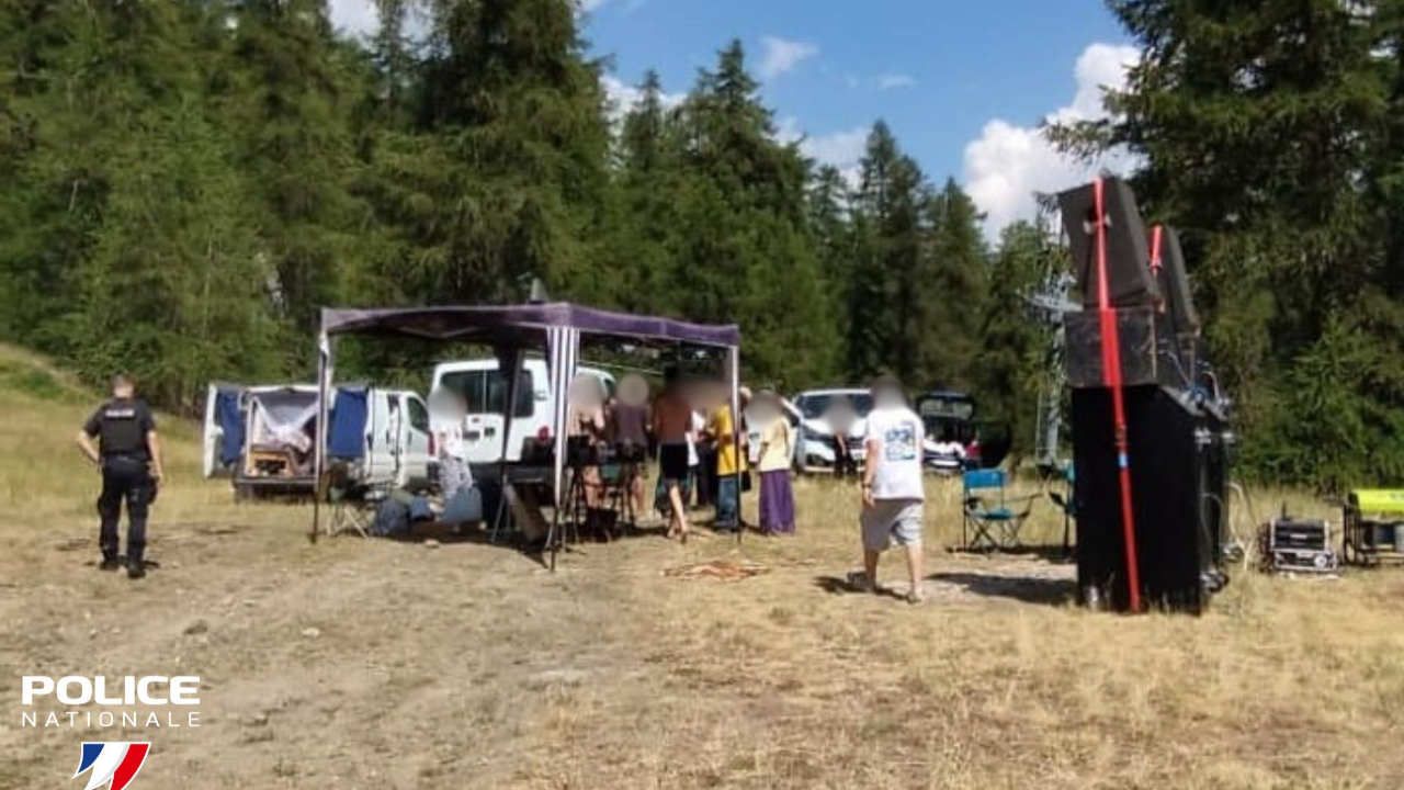Une rave party sauvage &agrave; Brian&ccedil;on