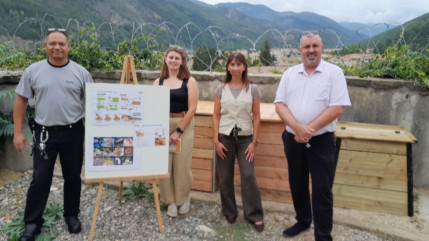 &Agrave; la maison d&rsquo;arr&ecirc;t de Digne-les-Bains, les biod&eacute;chets passent au compost