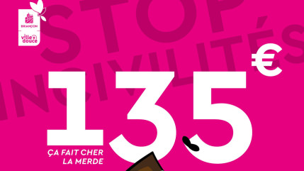 Campagne choc &agrave; Brian&ccedil;on face aux incivilit&eacute;s