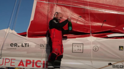 Damien Seguin boucle son 2ème Vendée Globe ! Damien Seguin boucle son 2ème Vendée Globe !