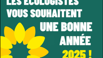 EELV 05 formule ses v&oelig;ux pour une ann&eacute;e &eacute;cologique et apais&eacute;e