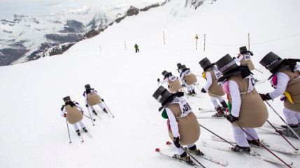 Hautes-Alpes : le Derby de la Meije, le rassemblement haut en couleurs du freeride