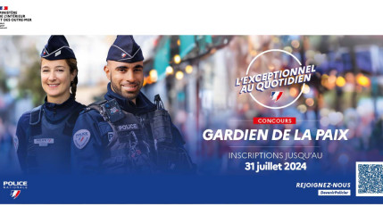 Hautes-Alpes : les inscriptions au concours « Gardien de la Paix » prolongées jusqu’au 31 juillet Hautes-Alpes : les inscriptions au concours « Gardien de la Paix » prolongées jusqu’au 31 juillet