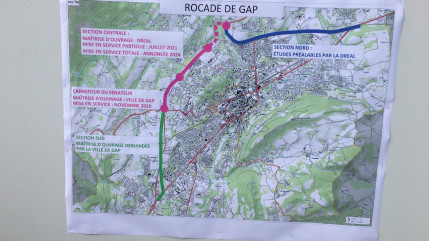 Hautes-Alpes : les travaux ont repris sur la rocade de Gap Hautes-Alpes : les travaux ont repris sur la rocade de Gap