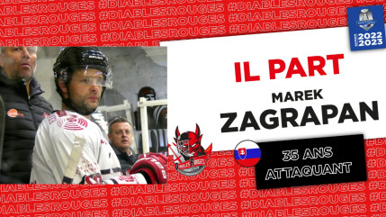 Hautes-Alpes : Marek Zagrapan aux Diables Rouges, c’est déjà fini !