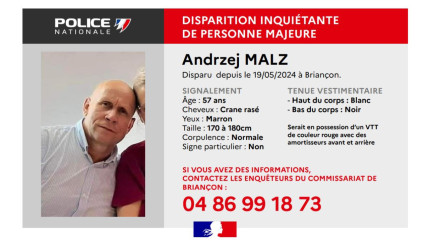 Hautes-Alpes : un appel à témoins lancé après la disparition inquiétante d’un homme Hautes-Alpes : un appel à témoins lancé après la disparition inquiétante d’un homme