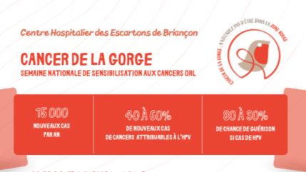 Hautes-Alpes : une semaine nationale de sensibilisation aux cancers ORL Hautes-Alpes : une semaine nationale de sensibilisation aux cancers ORL