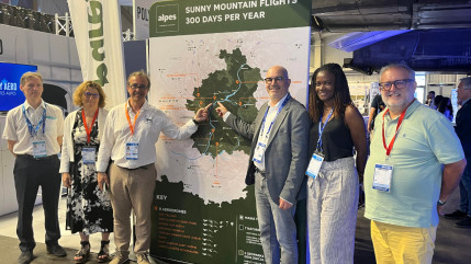 Les Hautes-Alpes en op&eacute;ration promotion au Salon du Bourget