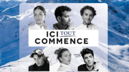 Neuf acteurs de la s&eacute;rie &laquo; Ici tout commence &raquo; en d&eacute;dicaces &agrave; Serre-Chevalier le 1er mars