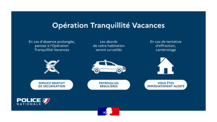Pour dissuader les cambrioleurs, l&rsquo;Op&eacute;ration Tranquillit&eacute; Vacances