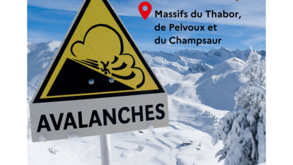 Risque d’avalanches élevé ce week-end dans les Hautes-Alpes