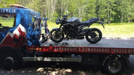 Un motard flash&eacute; &agrave; 164 km/h sur une portion limit&eacute;e &agrave; 80