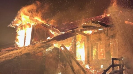 Une maison victime d'un incendie à Risoul Une maison victime d'un incendie à Risoul